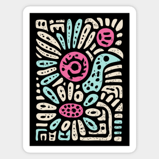Psychedelic Folk Spring Sticker